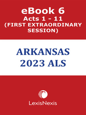 cover image of Arkansas Advance Legislative Service
